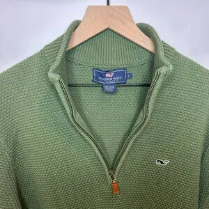 Pull Fermeture éclair Vineyard Vines En Laine Mérinos 100% - Taille S, Neuf Avec étiquette